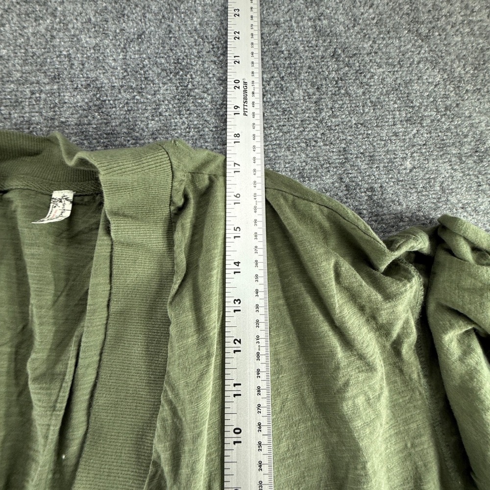 Intimately Free People Olive Green Slub Knit V-Neck Maxi Dress Small 0551 - Picture 4 of 8